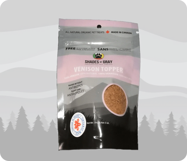 Venison Topper - Shades of Gray Indigenous Pet Treats